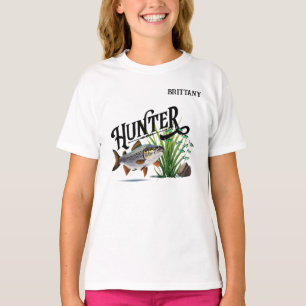 Lake Trout on the Hunt Girl's T-Shirt