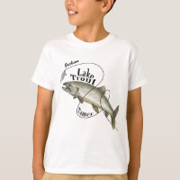 Lake Trout Tamer Boy's Customisable T-shirt.