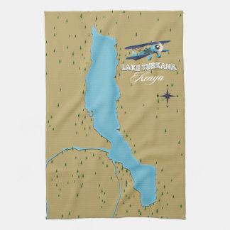 Lake Turkana Kenya Tea Towel