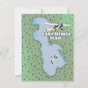 Lake Urmia Iran Travel Map