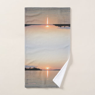 Lake Vermilian Sunset Hand Towel