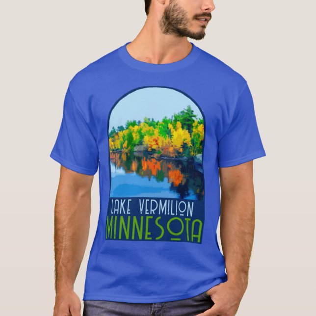 Lake Vermilion Minnesota Decal T-Shirt (Front)