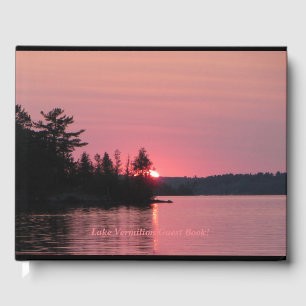 Lake Vermilion Sunset and Map Guest Book