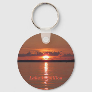 Lake Vermilion Sunset Key Ring
