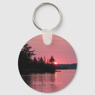 Lake Vermilion Sunset Key Ring