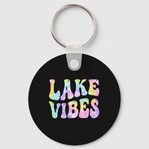 Lake Vibes Funny Fishing Boating Sailing Women Gir Key Ring