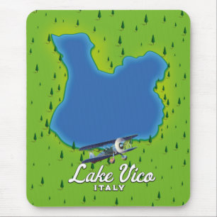 Lake Vico Italy Mouse Mat