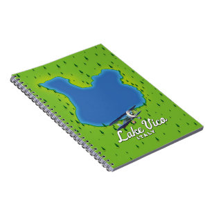 Lake Vico Italy Notebook