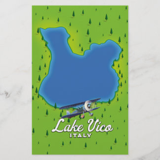 Lake Vico Italy Stationery