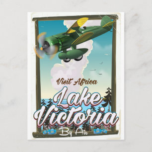 Lake Victoria African vacation poster Postcard