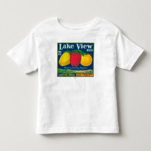 Lake View Apple Label - Watsonville, CA Toddler T-Shirt