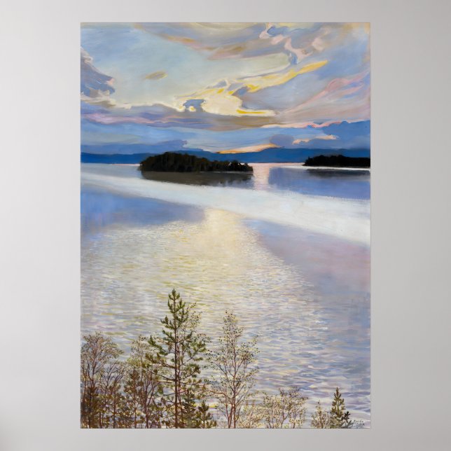 Lake View by Akseli Gallen-Kallela Poster (Front)