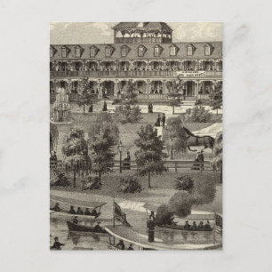 Lake View House in Asbury Park, NJ Postcard