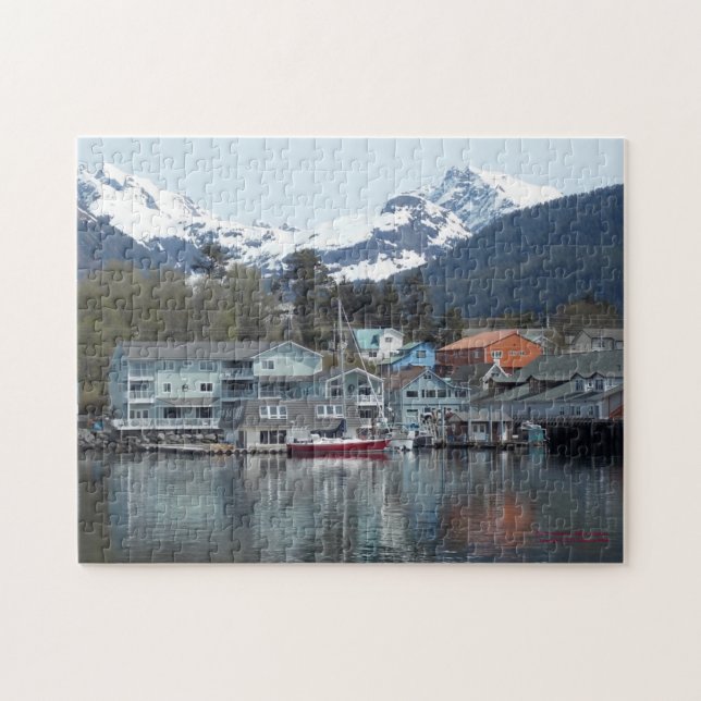 Lake View in Sitka Jigsaw Puzzle (Horizontal)