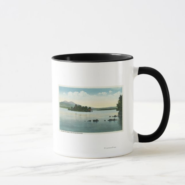 Lake View of the Belknap Mountains Mug (Right)