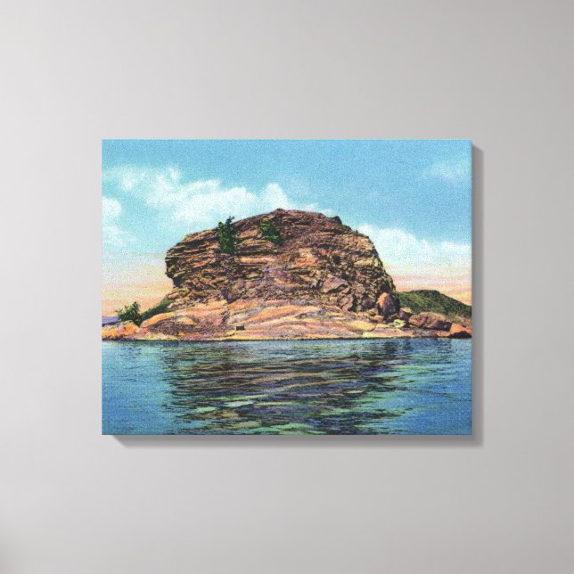 Lake View of the Rock Dunder Canvas Print (Front)