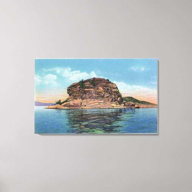 Lake View of the Rock Dunder Canvas Print (Front)