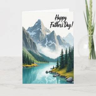 Lake View Sweet Fathers Day Card