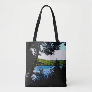 Lake view tote