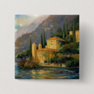 Lake Villa 15 Cm Square Badge