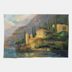 Lake Villa Tea Towel