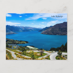 Lake Wakatipi -  New Zealand  Holiday Postcard