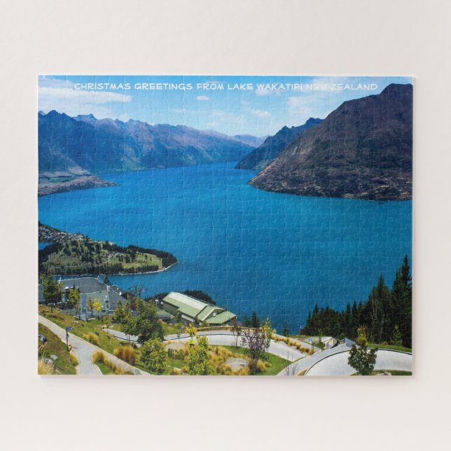 Lake Wakatipi New Zealand Jigsaw Puzzle (Horizontal)