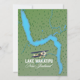 Lake Wakatipu New Zealand map