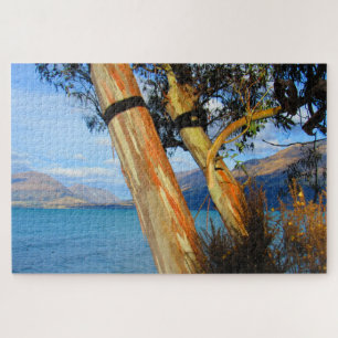 lake wakatipu trees jigsaw puzzle