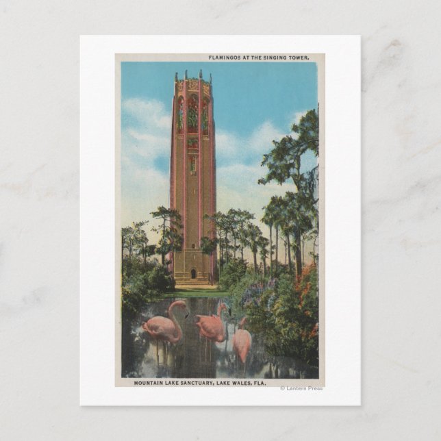 Lake Wales, FL - View of Singing Postcard (Front)
