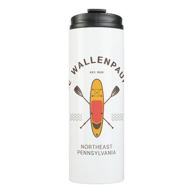 Lake Wallenpaupack Pennsylvania Paddle Boarding Thermal Tumbler (Front)