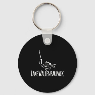 Lake Wallenpaupack Silly Cute Fish Fishing Hook Bo Key Ring