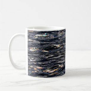 Lake water waves reflection coffee mug