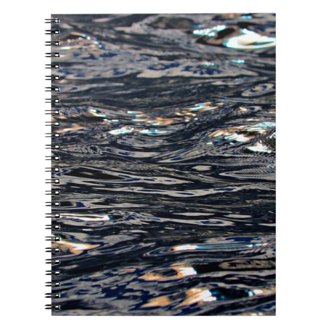 Lake water waves reflection notebook (Front)