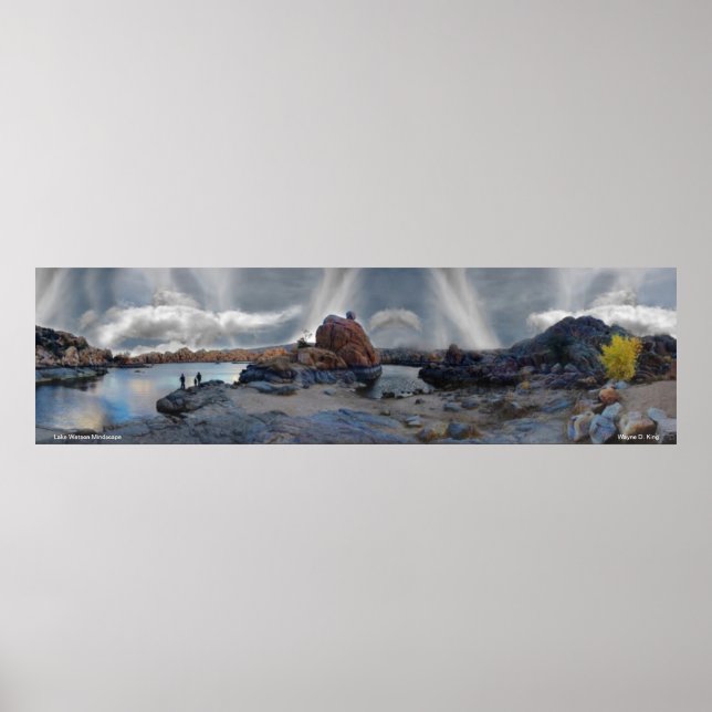 Lake Watson Mindscape, Prescott Arizona Poster (Front)