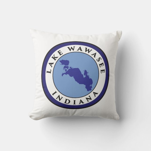 Lake Wawasee, Indiana Cushion (Front)