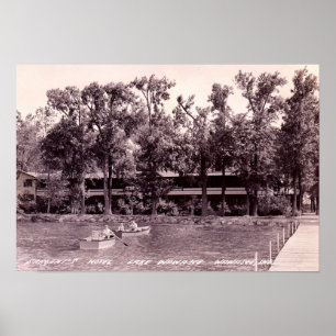 Lake Wawasee Syracuse, Indiana Sargents Hotel Poster