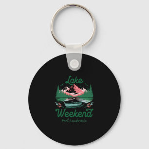 Lake Weekend Vacation Trip Fort Lauderdale Florida Key Ring