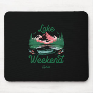 Lake Weekend Vacation Trip Maui Hawaii Mouse Mat