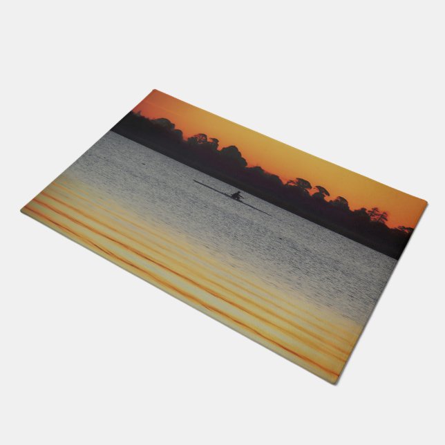 Lake Wendouree Calm Before Nightfall Doormat (Angled)