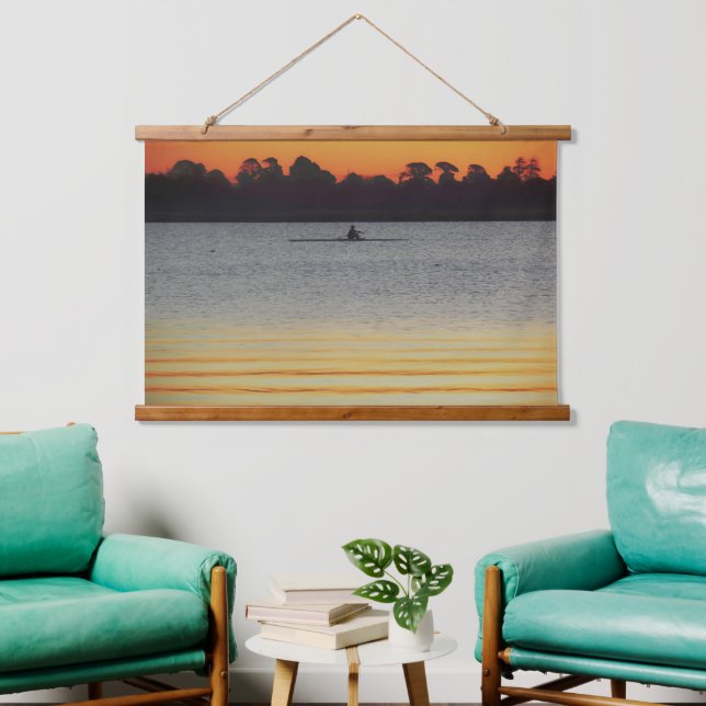 Lake Wendouree Calm Before Nightfall Hanging Tapestry (Living Room)