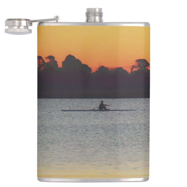 Lake Wendouree Calm Before Nightfall Hip Flask (Opened)