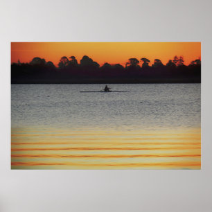 Lake Wendouree Calm Before Nightfall Poster