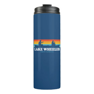 Lake Wheeler North Carolina Canoe Thermal Tumbler