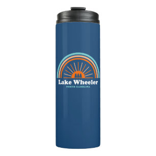 Lake Wheeler North Carolina Rainbow Thermal Tumbler