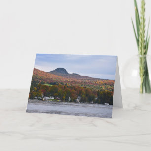 Lake Willoughby, Vermont, in Autumn Card