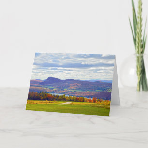 Lake Willoughby, Vermont, in Autumn Card