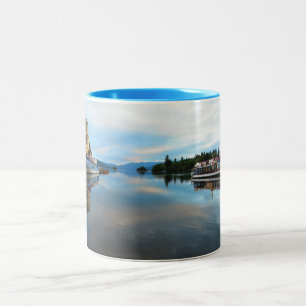 LAKE WINDEMERE,THE LAKE DISTRICT,ENGLAND, UK Two-Tone COFFEE MUG