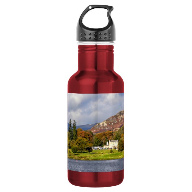 Lake Windermere in Cumbria Water Bottle (Front)