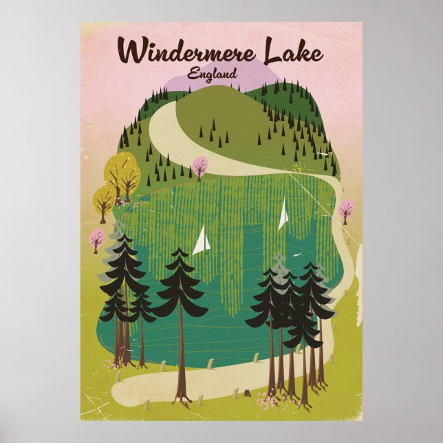 lake windermere Travel poster (Front)